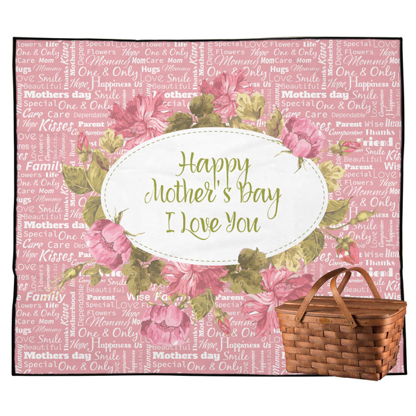 Custom Mother's Day Outdoor Picnic Blanket