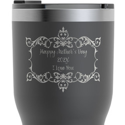 Mother's Day RTIC Tumbler - Black - Engraved Front & Back