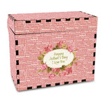 Mother's Day Wood Recipe Box - Full Color Print