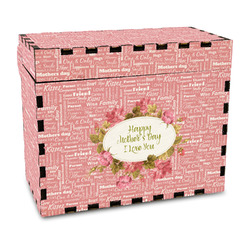 Mother's Day Wood Recipe Box - Full Color Print