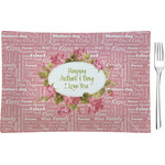 Mother's Day Glass Rectangular Appetizer / Dessert Plate