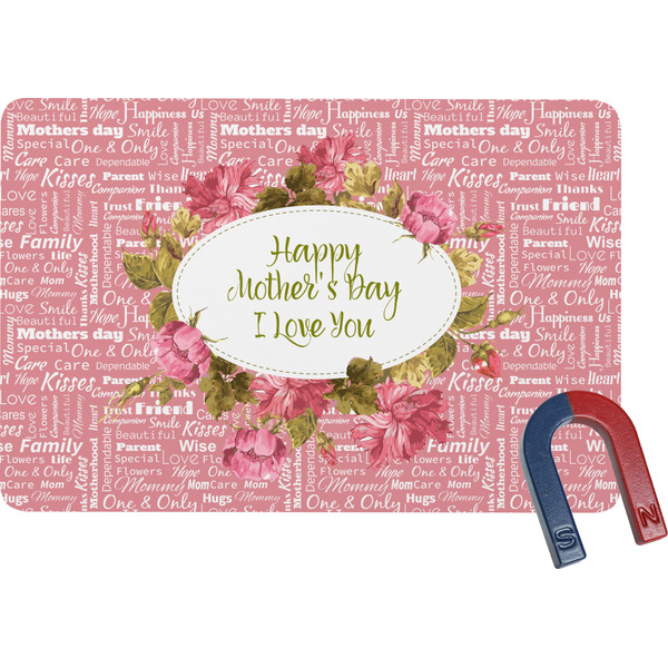 Custom Mother's Day Rectangular Fridge Magnet