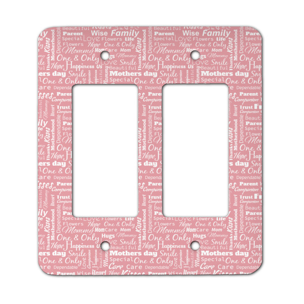 Custom Mother's Day Rocker Style Light Switch Cover - Two Switch