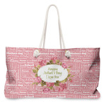 Mother's Day Large Tote Bag with Rope Handles