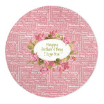 Mother's Day 5' Round Indoor Area Rug