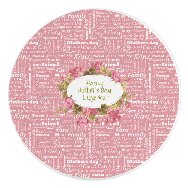 Custom Mother's Day Round Stone Trivet