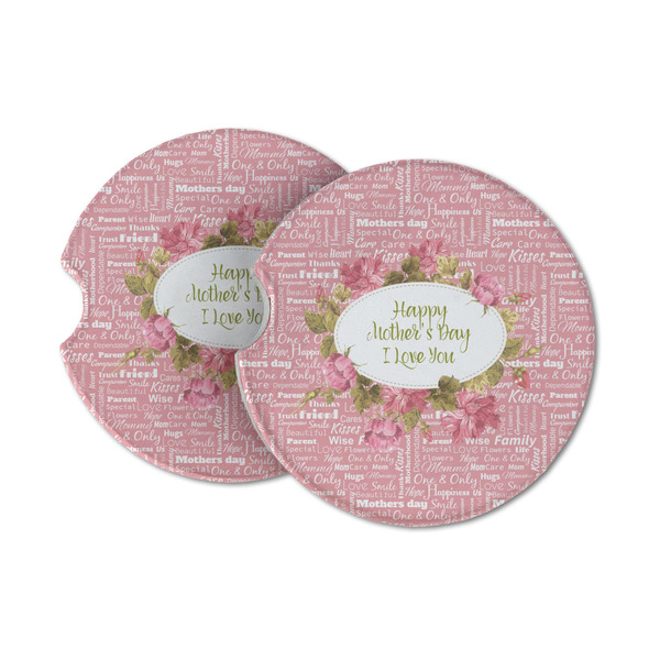 Custom Mother's Day Sandstone Car Coasters