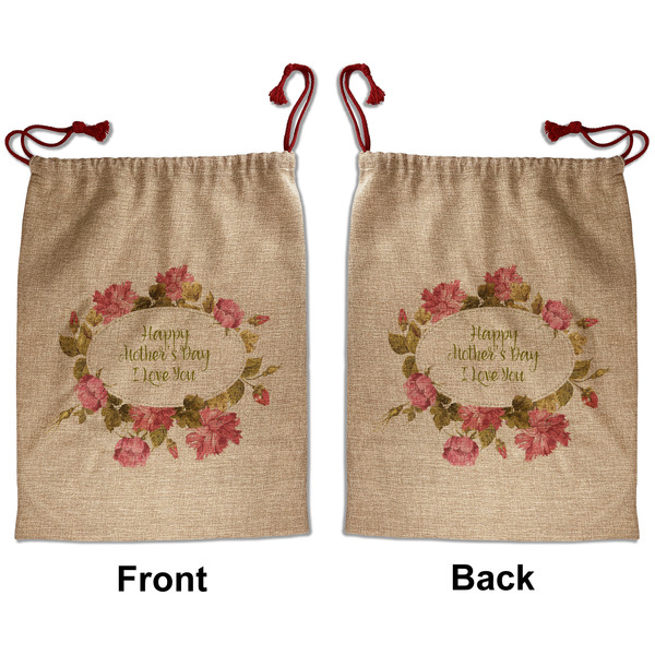 Custom Mother's Day Santa Sack - Front & Back