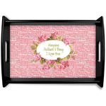 Mother's Day Black Wooden Tray - Small