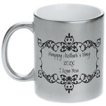 Mother's Day Metallic Silver Mug