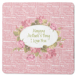 Mother's Day Square Rubber Backed Coaster (Personalized)