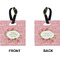 Mother's Day Square Luggage Tag (Front + Back)