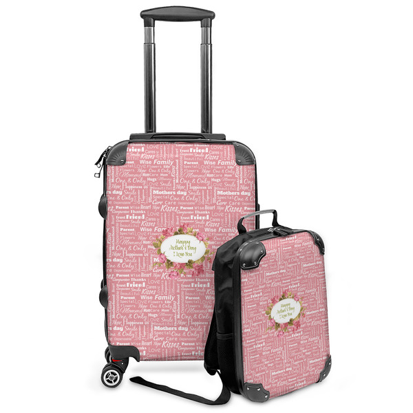 Custom Mother's Day Kids 2-Piece Luggage Set - Suitcase & Backpack