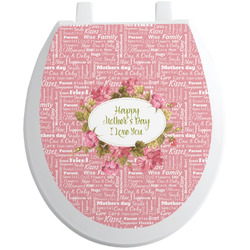 Mother's Day Toilet Seat Decal - Round