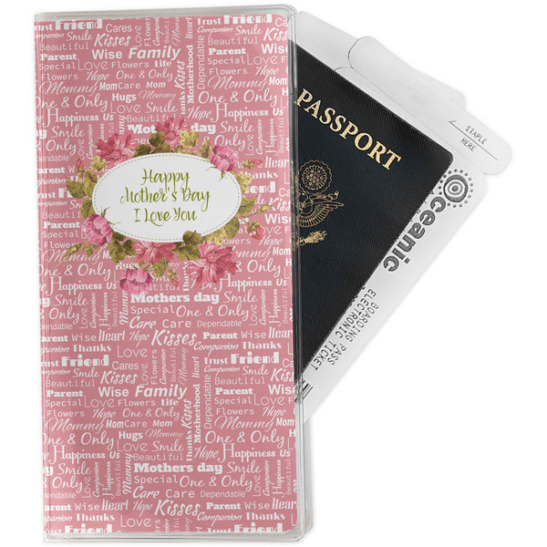 Custom Mother's Day Travel Document Holder