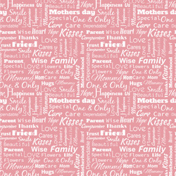 Mother's Day Wallpaper & Surface Covering (Peel & Stick 24"x 24" Sample)