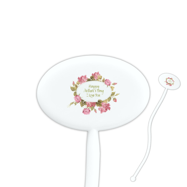 Custom Mother's Day Oval Stir Sticks