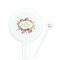 Mother's Day White Plastic 7" Stir Stick - Round - Closeup