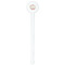 Mother's Day White Plastic 7" Stir Stick - Round - Single Stick