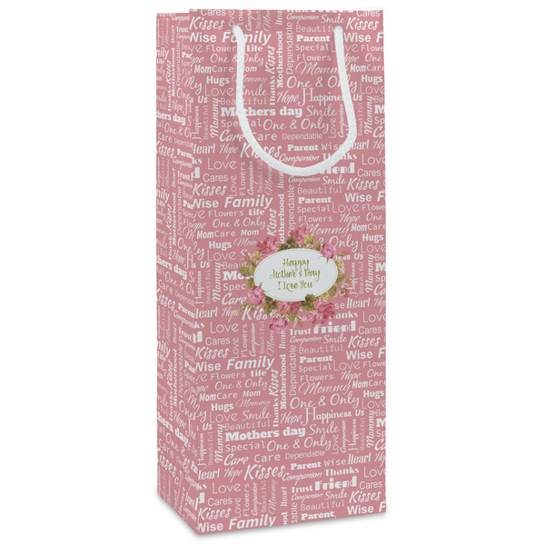 Custom Mother's Day Wine Gift Bags - Matte