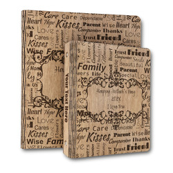 Mother's Day Wood 3-Ring Binder