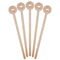 Mother's Day Wooden 6" Stir Stick - Round - Fan View