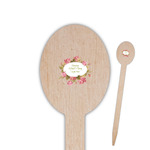 Mother's Day Oval Wooden Food Picks - Single Sided