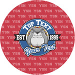 School Mascot Multipurpose Round Labels - 1" (Personalized)