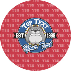 School Mascot Multipurpose Round Labels - 1" (Personalized)