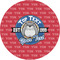 School Mascot 1" Multipurpose Round Labels - Single Sticker