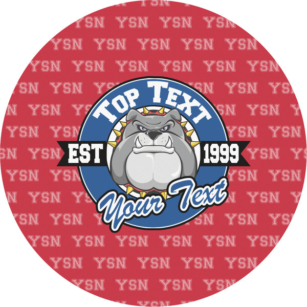 Custom School Mascot Multipurpose Round Labels - 2" (Personalized)