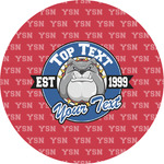 School Mascot Multipurpose Round Labels - 3" (Personalized)