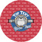 School Mascot 3" Multipurpose Round Labels - Single Sticker