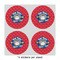 School Mascot 4" Multipurpose Round Labels - Sheet