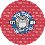 School Mascot Multipurpose Round Labels - 5" (Personalized)