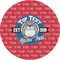 School Mascot 5" Multipurpose Round Label - Single Sticker