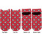 School Mascot Adult Ankle Socks - Double Pair - Front and Back - Apvl