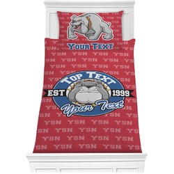 School Mascot Comforter Set - Twin (Personalized)