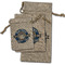 School Mascot Burlap Gift Bags - (PARENT MAIN) All Three