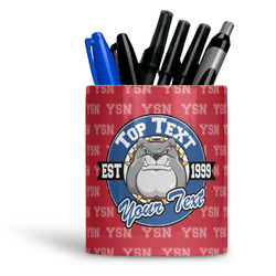 School Mascot Ceramic Pen Holder