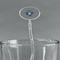 School Mascot Clear Plastic 7" Stir Stick - Oval - Main