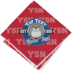 School Mascot Cloth Napkin w/ Name or Text