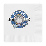 School Mascot Embossed Decorative Napkins (Personalized)