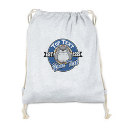 School Mascot Drawstring Backpack - Sweatshirt Fleece (Personalized)