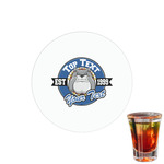 School Mascot Printed Drink Topper - 1.5" (Personalized)