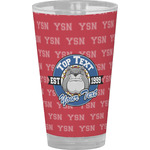 School Mascot Pint Glass - Full Color (Personalized)