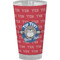 School Mascot Pint Glass - Full Color - Front View