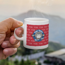 School Mascot Single Shot Espresso Cup - Single (Personalized)