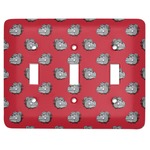 School Mascot Light Switch Cover (3 Toggle Plate)