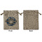 School Mascot Medium Burlap Gift Bag - Front Approval